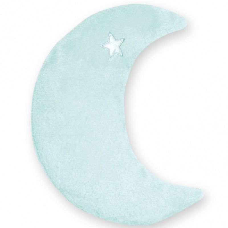 Coussin softy Lune honey vert fresh (30 cm) Bemini