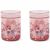 Variation Rose, bleu, blanc du produit Lot de 2 gobelets Glitter Over The Rainbow de la marque Konges Slojd