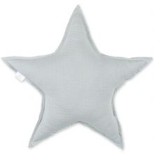 Coussin étoile gris moyen grizou (30 cm)  par Bemini