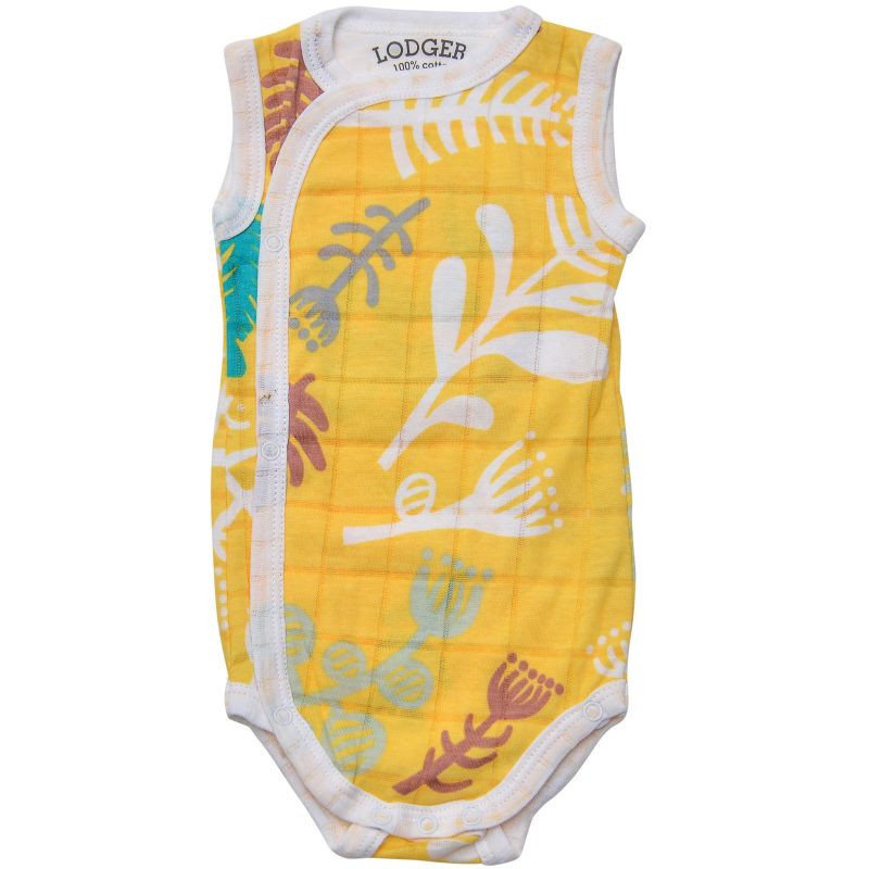 Body sans manches jaune Spring Botanimal (2-4 mois : 62-68 cm) Lodger