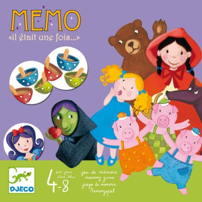 Jeu de mémo Il était une fois Djeco