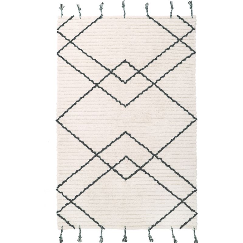 Tapis Viktor noir (100 x 150 cm) Nattiot