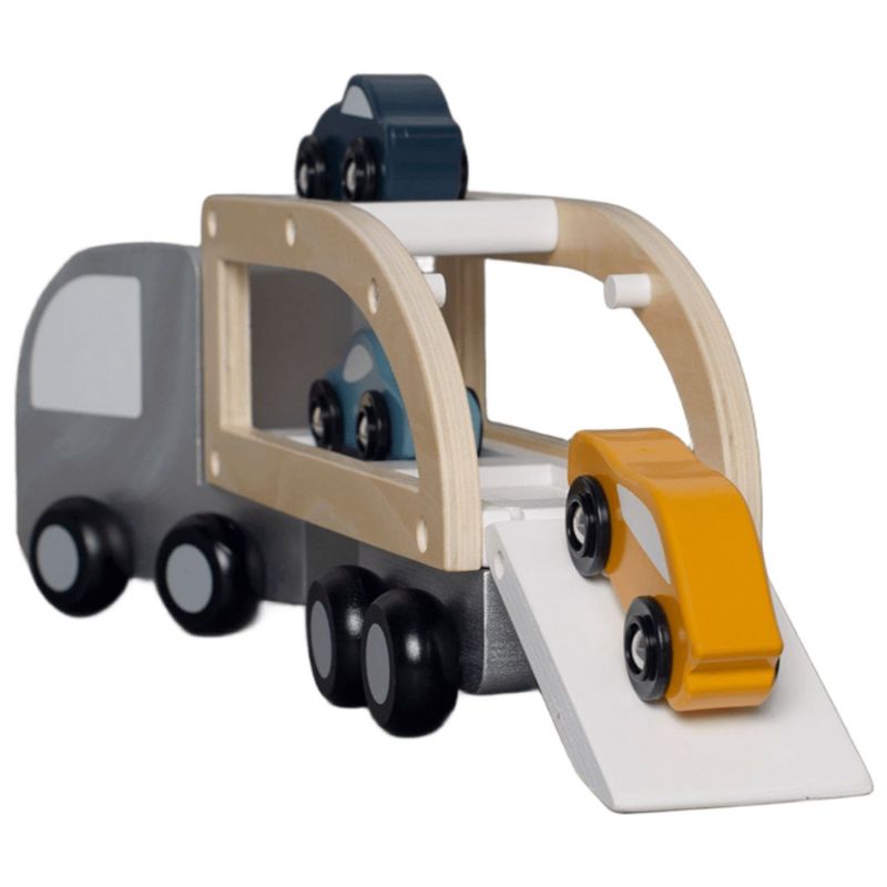 Camion remorque pour voitures en bois Jabadabado Produit 5