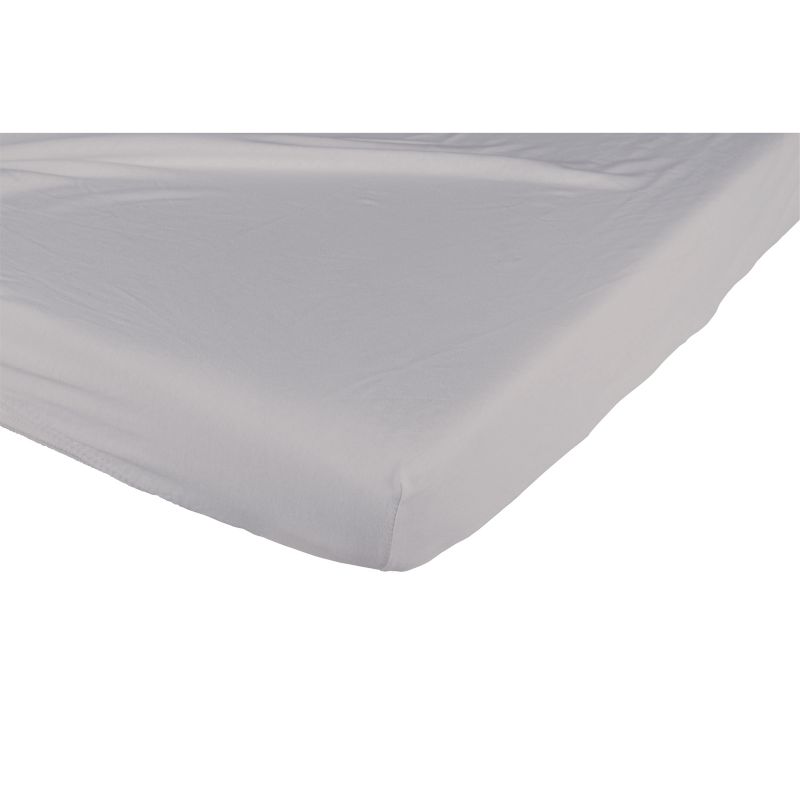 Drap housse gris (60 x 120 cm) Candide