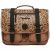 Variation Marron, noir du produit Cartable A4 primaire Tan Leopard (38 cm) de la marque Caméléon