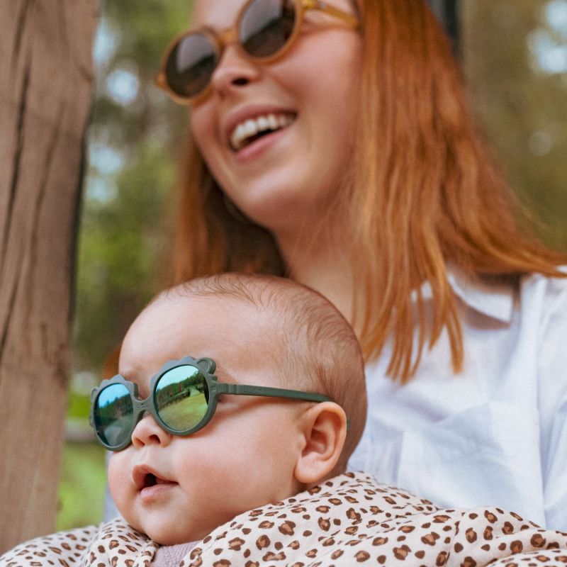 Lunettes de soleil Lion vertes (0-12 mois) KI et LA Ambiance 2