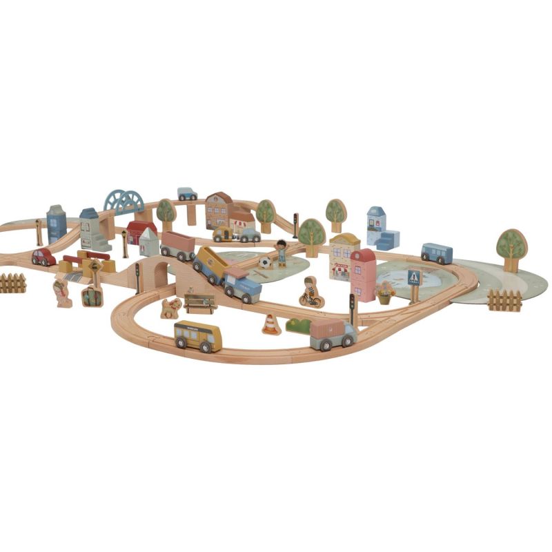 Circuit de train XXL en bois Little Dutch Produit 7