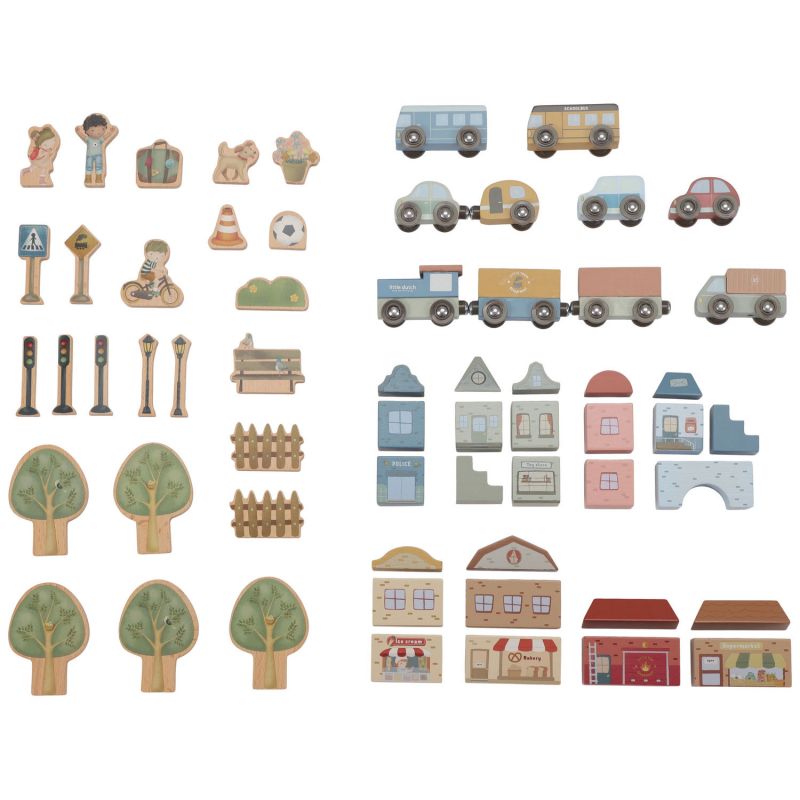 Circuit de train XXL en bois Little Dutch Produit 8