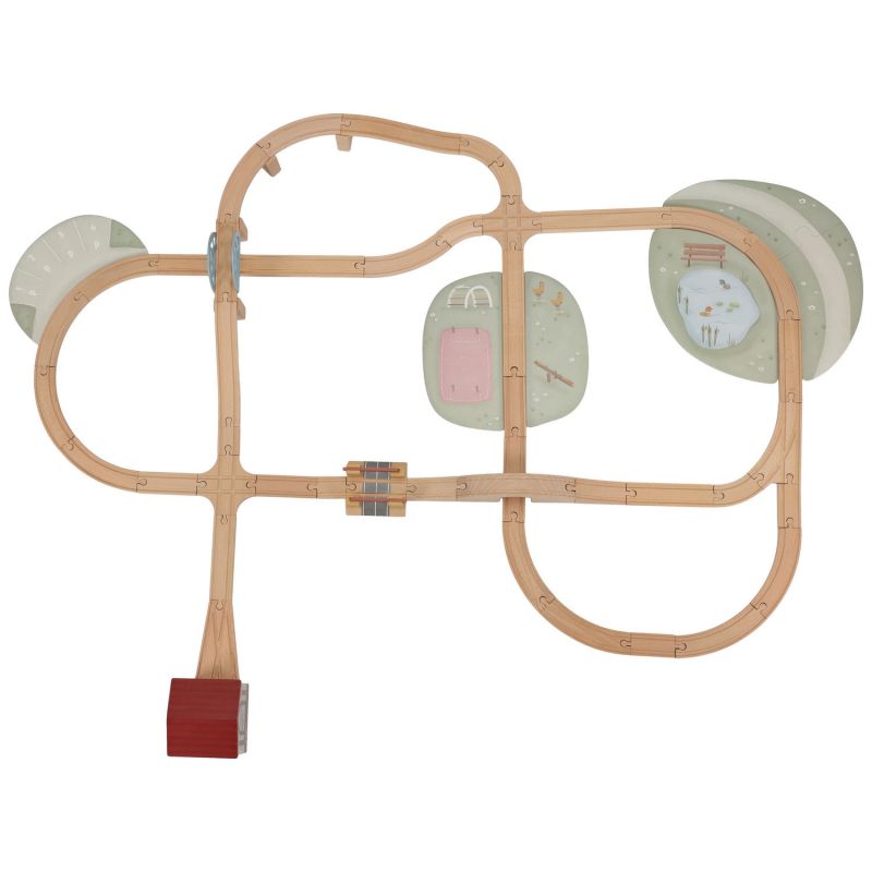 Circuit de train XXL en bois Little Dutch Produit 9