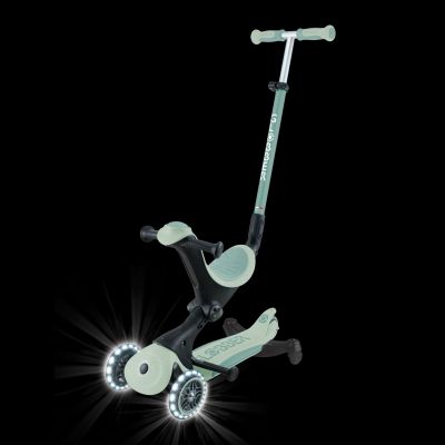Trottinette Go up Deluxe Lights eco-logic 360° Pistache