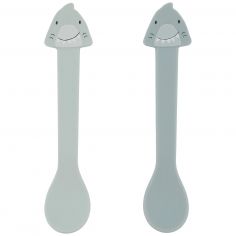 Lot de 2 cuillères en silicone Mr. Shark - Trixie