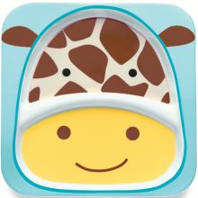 Assiette à compartiments Zoo Girafe  par Skip Hop