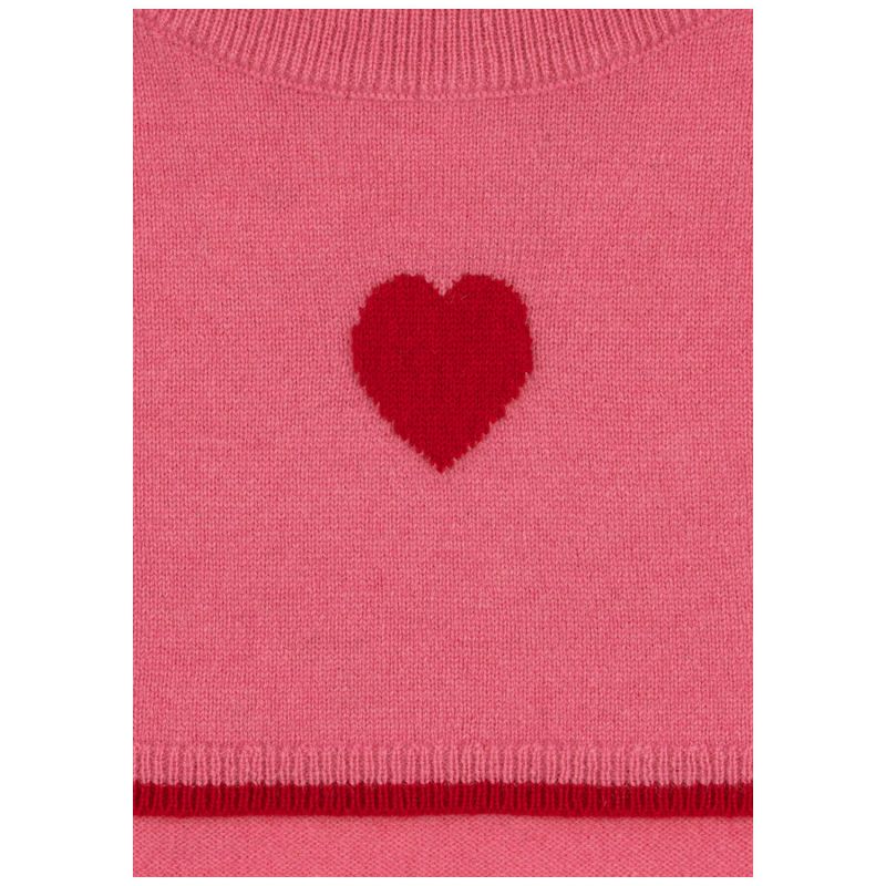 Plastron en maille à col roulé Cœur rose (2-4 ans) Konges Sløjd Produit 5