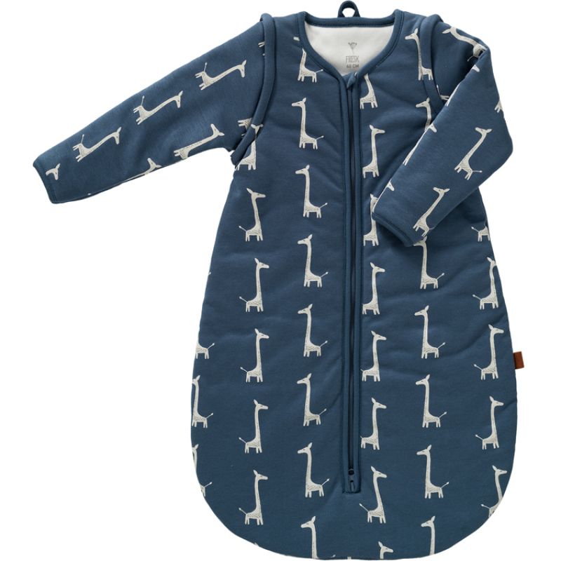 Gigoteuse chaude en coton TOG 2,8 girafe Indigo blue (0-3 mois) Fresk