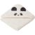 Variation Blanc, noir du produit Cape de bain Albert Panda crème de la crème (70 x 70 cm) de la marque Liewood