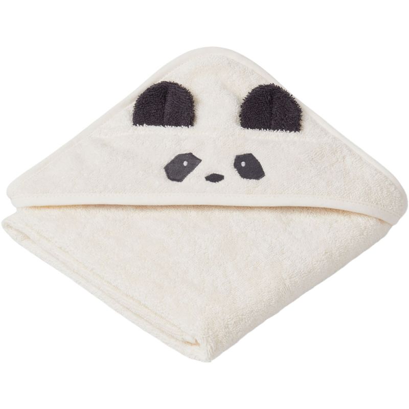 Cape de bain Albert Panda crème de la crème (70 x 70 cm) Liewood Produit 1
