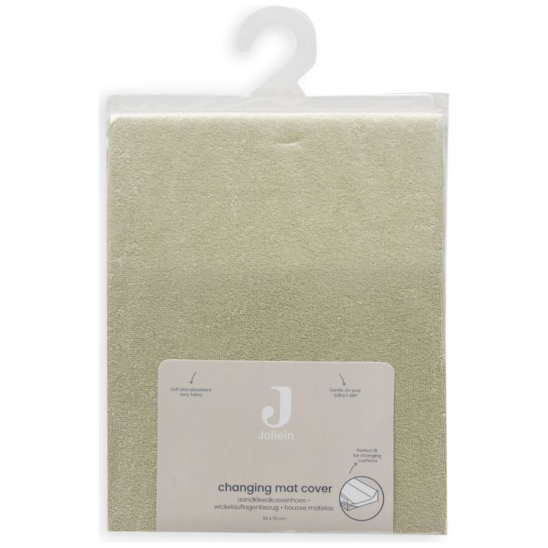Housse de matelas à langer en éponge Soft Matcha (50 x 70 cm) Jollein Packaging 5