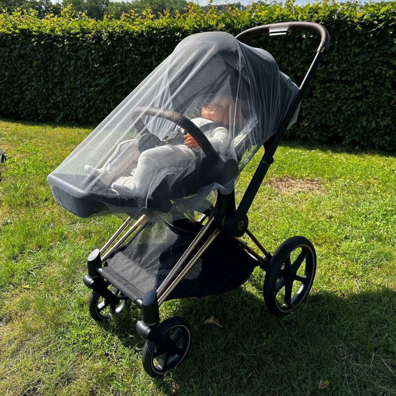 Moustiquaire pour poussette bébé MOSKITO PREMIUM dark grey Kaiser Ambiance 5