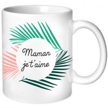 Mug pour les mamans motif jungle (personnalisable)  par Les Griottes
