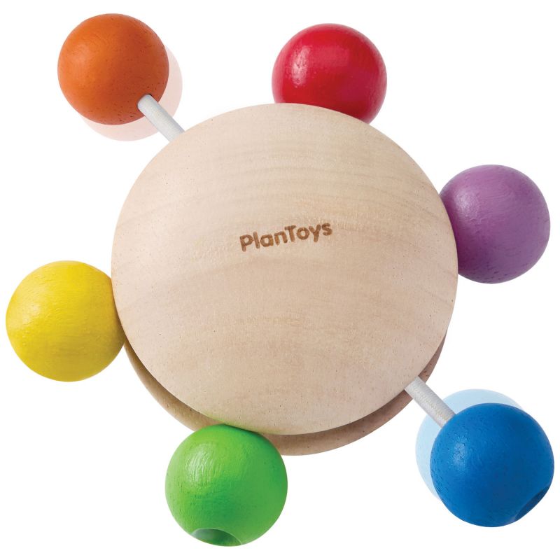 Hochet en bois à perles Plan Toys Produit 1