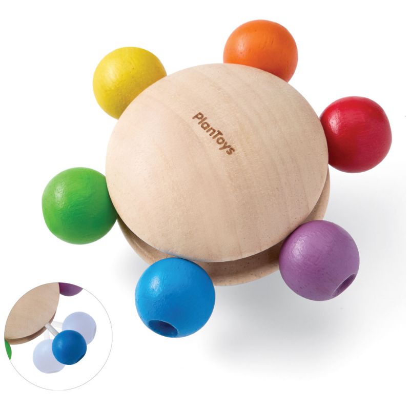 Hochet en bois à perles Plan Toys Produit 4