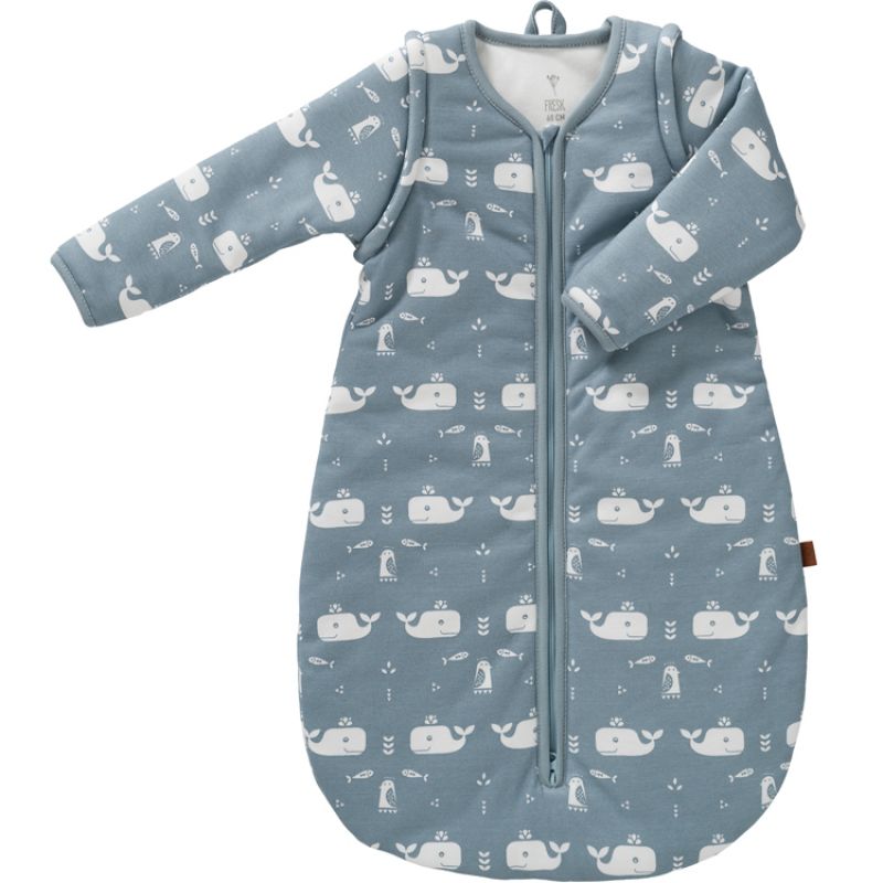 Gigoteuse chaude en coton TOG 2,8 baleine bleue (0-3 mois) Fresk