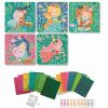 Coffret 5 mosaïques Princesses des bois Sycomore Produit 2