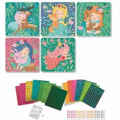 Coffret 5 mosaïques Princesses des bois