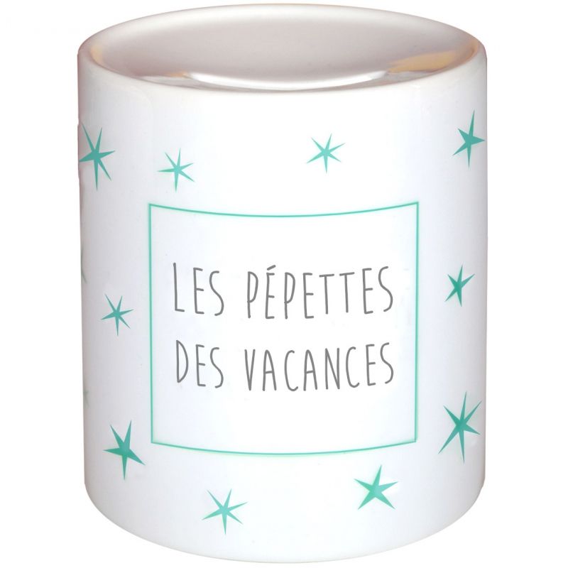 Tirelire étoiles bleues (personnalisable) Les Griottes