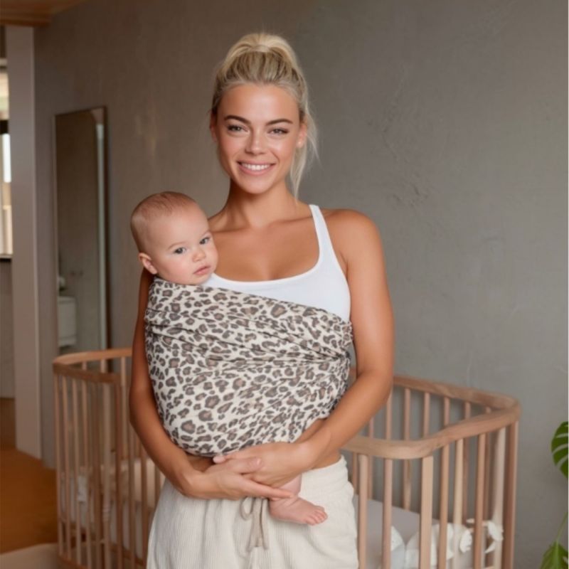 Lot de 2 langes Minimax Wild Print (140 x 100 cm) Babyshower Ambiance 2