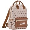 Sac à dos Cœurs Marron (personnalisable) Atelier Wagram Produit 1