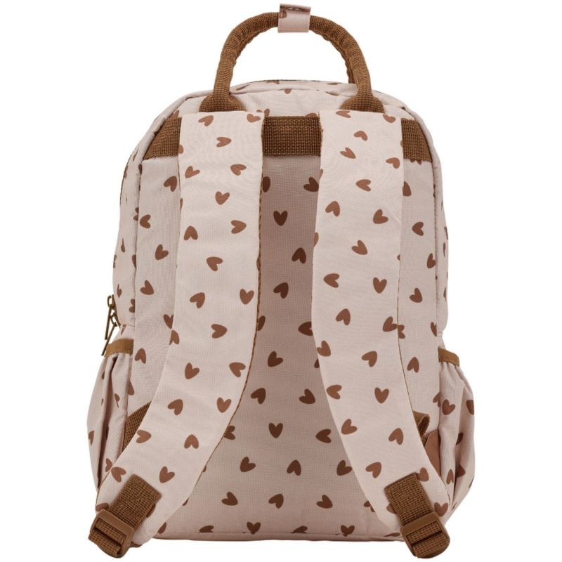 Sac à dos Cœurs Marron (personnalisable) Atelier Wagram Produit 4