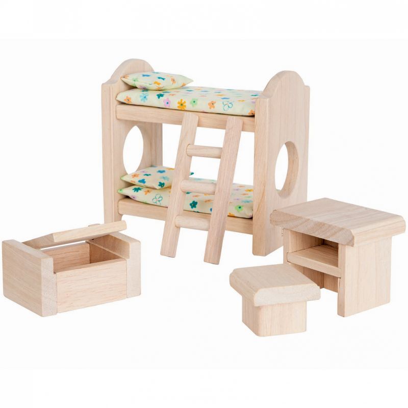 Chambre d'enfants pour maison de poupées Plan Toys