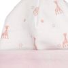 Bonnet en coton rose Sophie la girafe (1-3 mois)  par Trois Kilos Sept