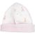 Variation Rose clair du produit Bonnet en coton rose Sophie la girafe (1-3 mois) de la marque Trois Kilos Sept