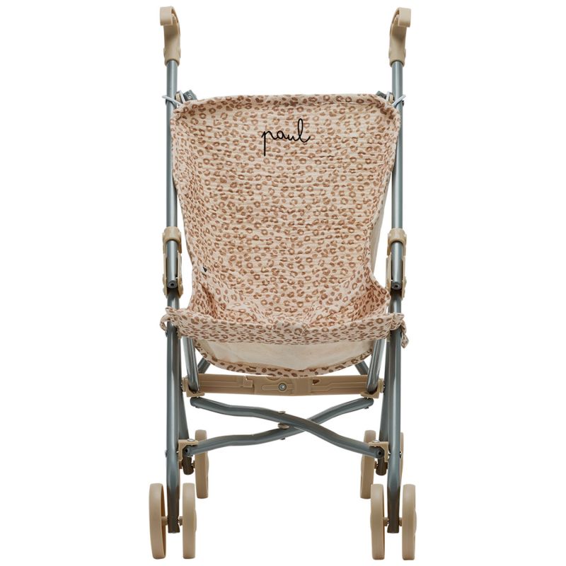 Poussette pour poupée Gaze Léopard (personnalisable) Atelier Wagram Produit 5