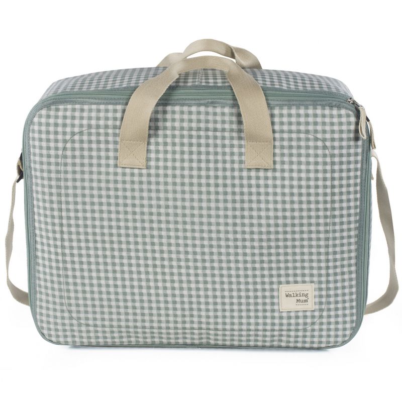 Valise de maternité I love vichy vert Walking Mum Produit 1 grande taille