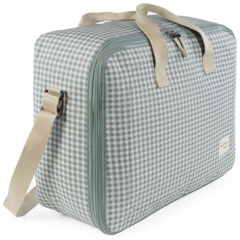 Valise de maternité I love vichy vert Walking Mum Produit 2