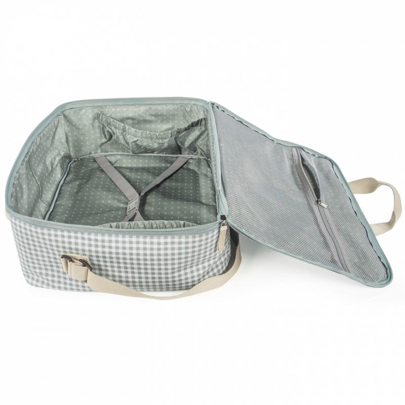 Valise de maternité I love vichy vert Walking Mum Produit 5