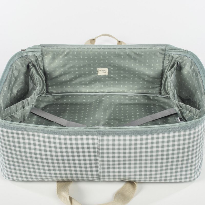 Valise de maternité I love vichy vert Walking Mum Produit 8