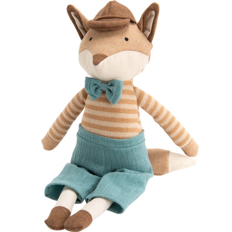 Peluche Gaspard petit renard (43 cm) Amadeus Les Petits