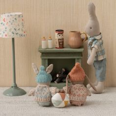 Lapin Hiver Micro Marron Rose