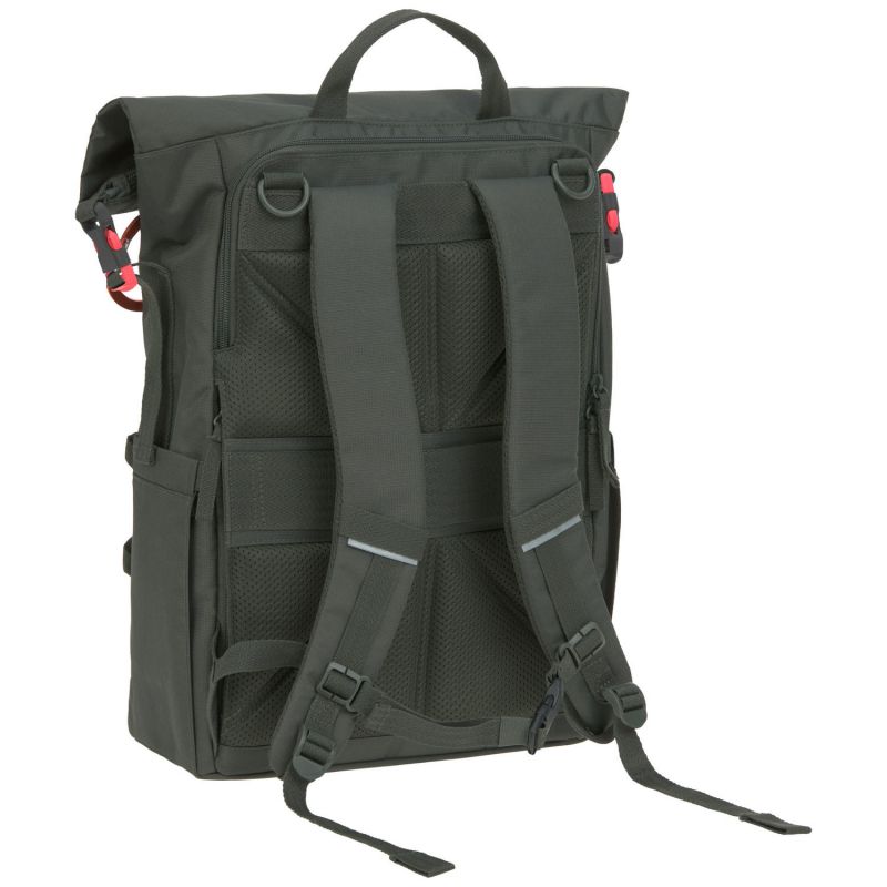 Sac à dos à langer Outdoor Rolltop olive foncé Lässig Produit 5