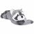 Variation Gris du produit Peluche géante Raton Laveur lesté PODCOLL (75 cm) de la marque Histoire d'Ours