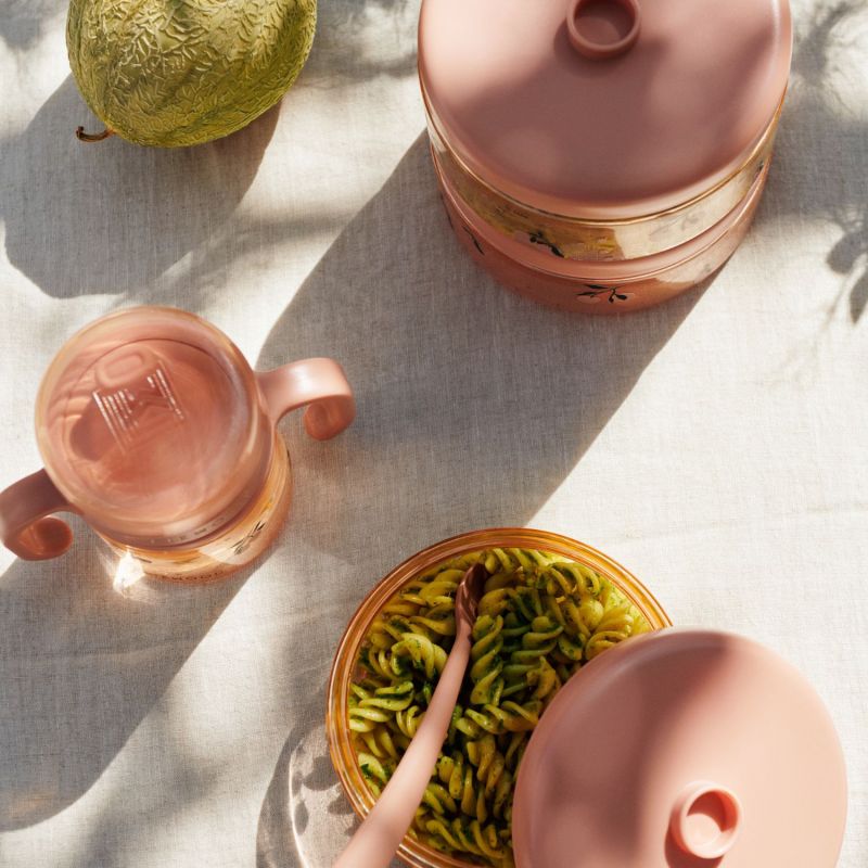 Lot de 2 boîtes alimentaires Dominique Peach Liewood Ambiance 3