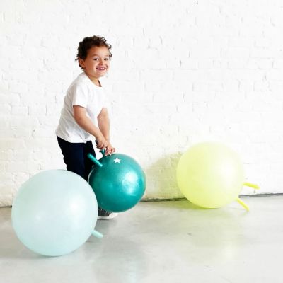 Ballon sauteur paillettes Vert