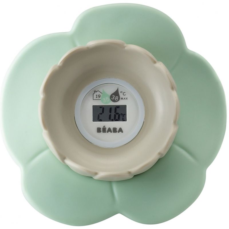 Thermomètre de bain Lotus poudré bleu Béaba