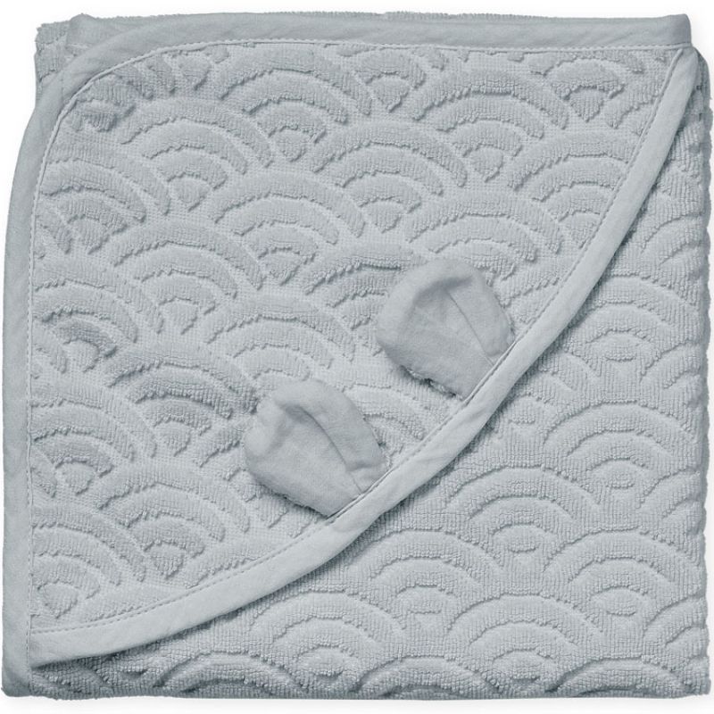 Cape de bain ours grise (80 x 80 cm) Cam Cam Copenhagen
