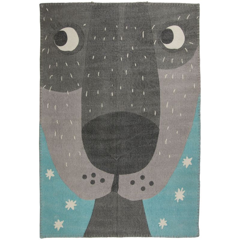 Tapis rectangulaire Annibal vintage (100 x 140 cm) Nattiot