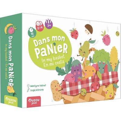 Livre P'tits jeux Dans mon panier  par Auzou Editions